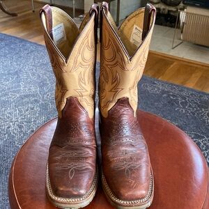 Double H 11” Bison Square Toe Cowboy Boots. Made in the USA